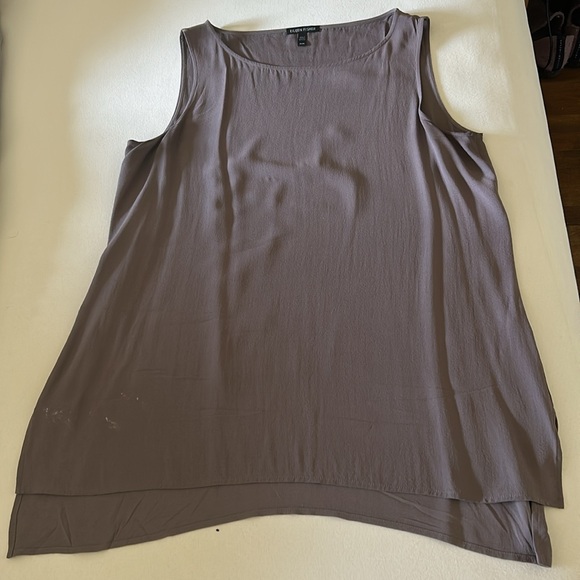 Silk scoop tank/tunic Eileen Fisher - Picture 2 of 5
